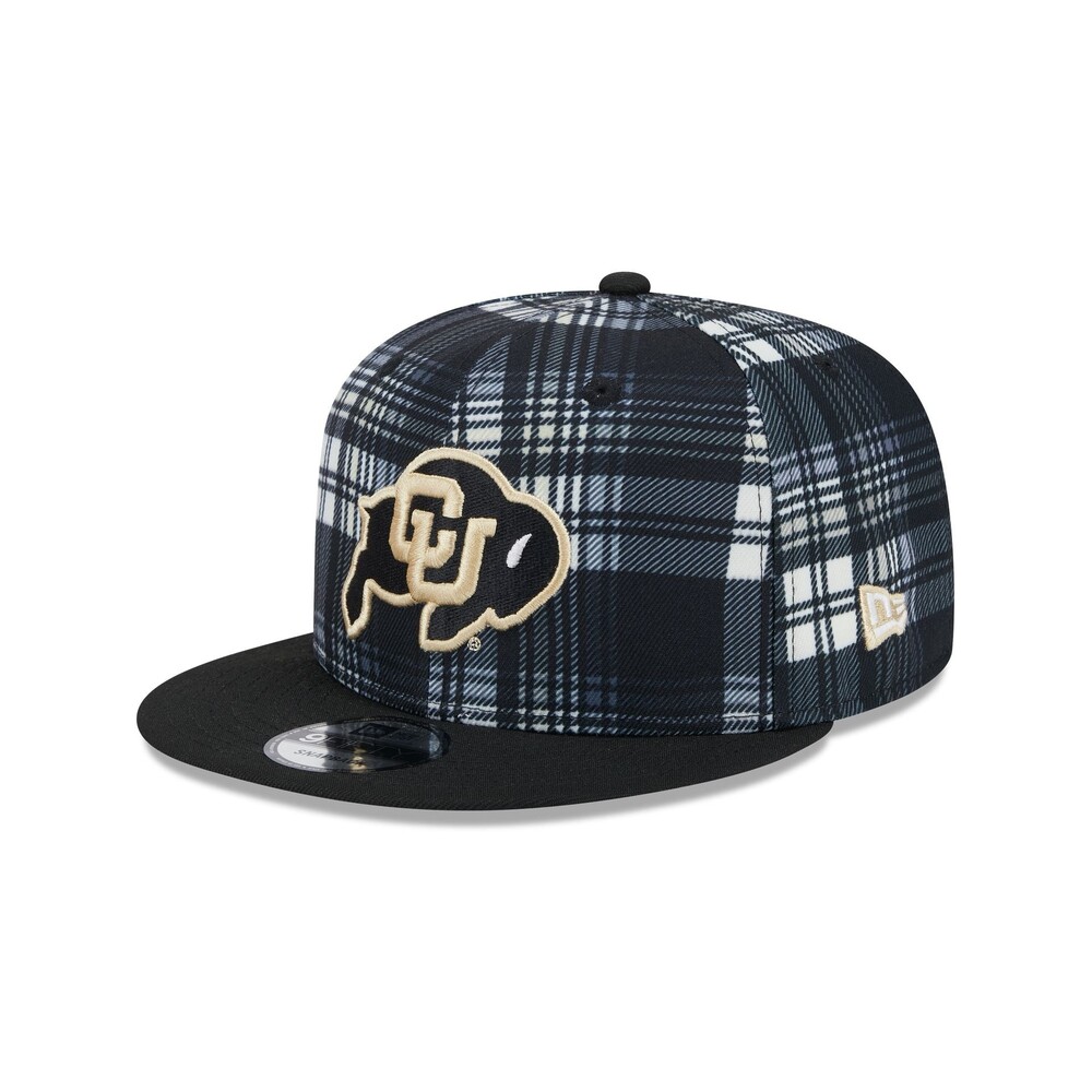New Era Colorado Buffaloes Plaid 9FIFTY Snapback Hat - One Size